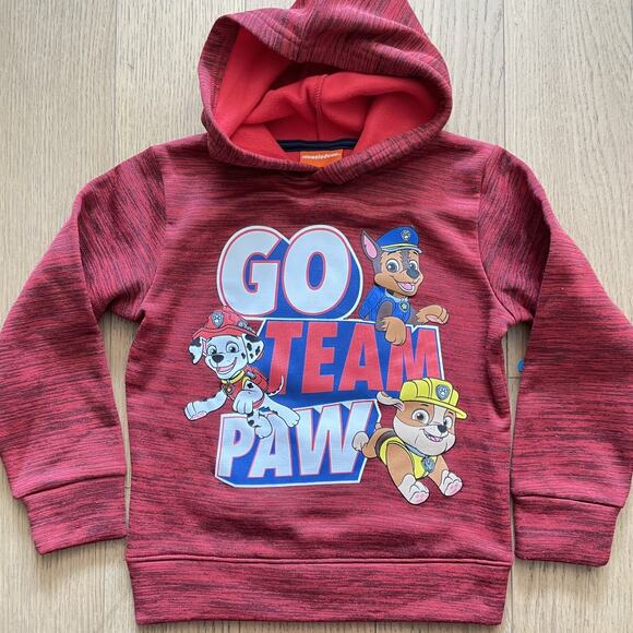 Nickelodeon Other - Paw Patrol Kids Red Fleece Hoodie Size 5 - NWT